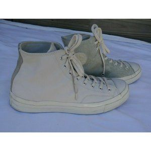 Converse all star Chuck Taylor 70 leather and suede shoes white hi-egret Unisex